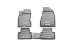 Коврики в салон для NISSAN X-Trail T31 (II, IIp), 2007-2013, 4 шт. (серые) CARNIS00031G