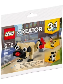 Конструктор LEGO Creator 30542 Милый мопс