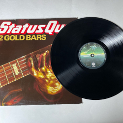 Винтажная виниловая пластинка LP Status Quo 12 Gold Bars (Germany 1980) Rockin' All Over The World