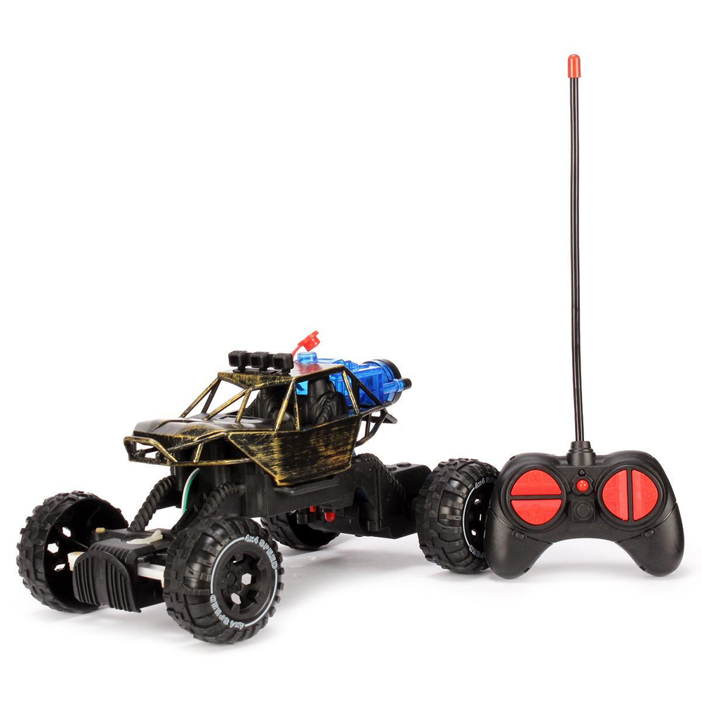 Джип на РУ, серебро коробка 288-4