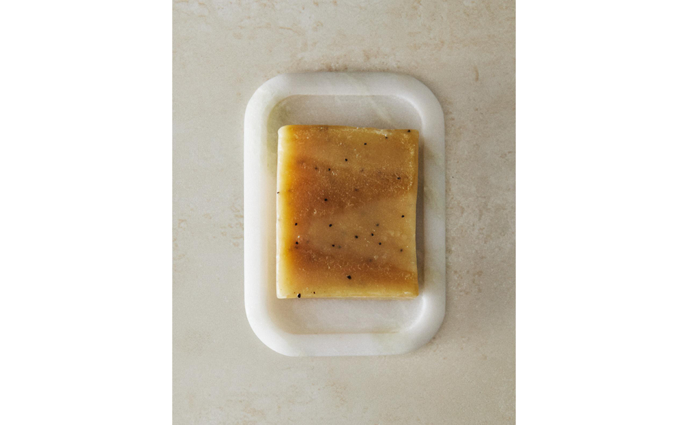Zara Home мыльница, мрамор, молочный