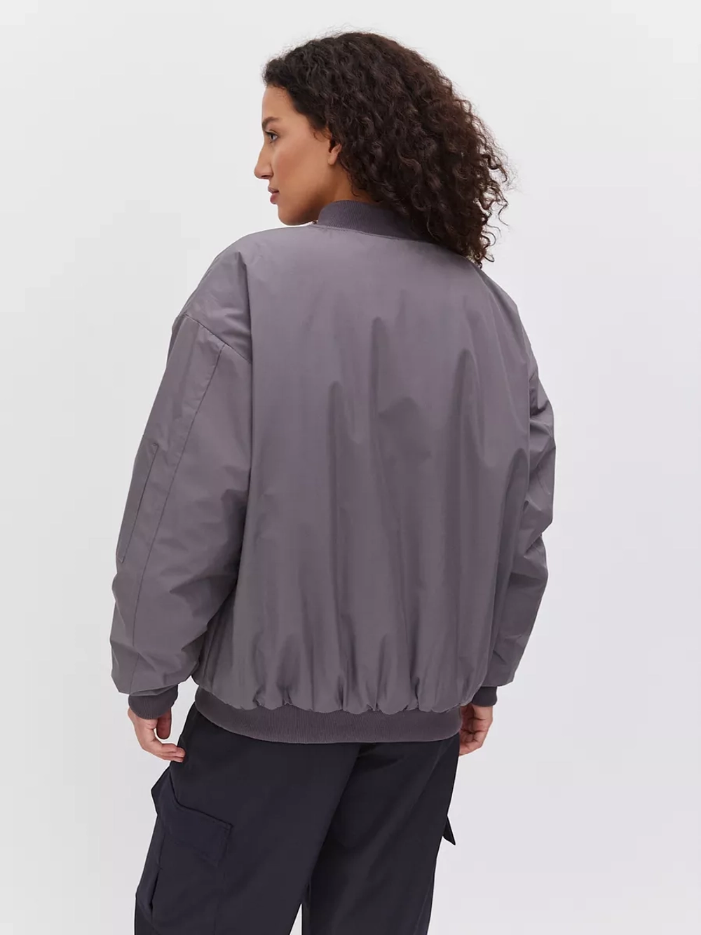 Бомбер оверсайз утепленный