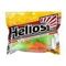 Твистер Helios Credo Double Tail 2,95"/7,5 см Orange & Green 7шт. (HS-12-025)