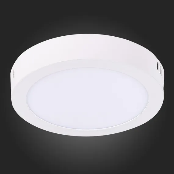 ST112.542.12 Светильник настенно-потолочный Белый LED 1*12W 4000K 795Lm Ra80 120° IP20 D160xH28 90-2 Накладные светильники