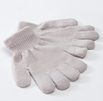 Перчатки "Однотонные", серый, р-р 16 (10-12 лет) 5133472 (MINAKU), 1 шт.