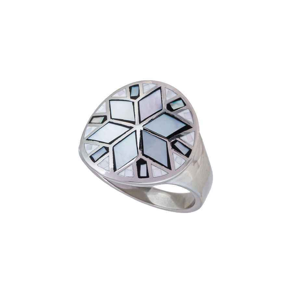 Кольцо Fiore Luna MANDALA KR03197-1/10 BL/S