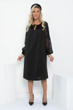 Платье Аура НЬЮ (черное) П12923-10М LT Collection