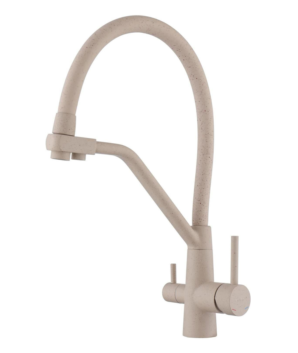 Смеситель для кухонной мойки под фильтр питьевой воды Fmark FS0662-S