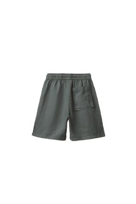 ZARA ШОРТЫ ИЗ СТРУЯЩЕГОСЯ ЛЬНА, МОРСКОЙ СИНИЙ