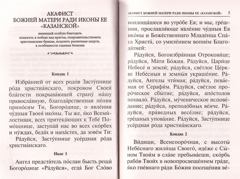 Акафисты Божией Матери и Святым в житейских нуждах, скорбях и болезнях