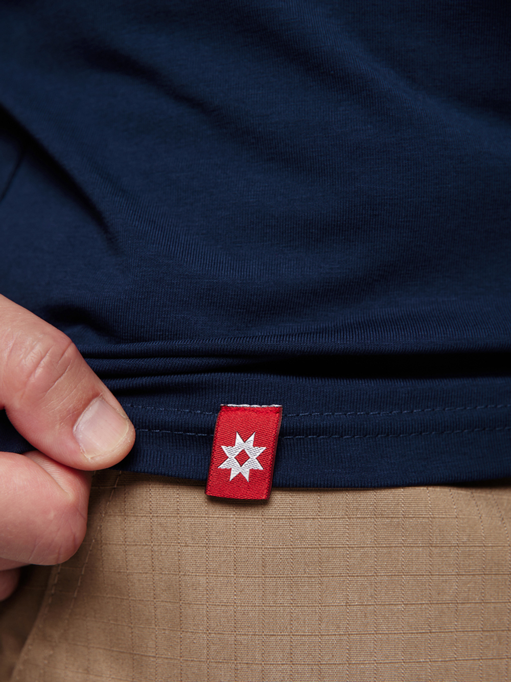 Футболка Варгградъ мужская тёмно-синяя "Предрассветные птицы"