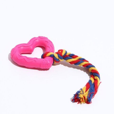 Игрушка термопластичная "Сердце с канатом",19 см