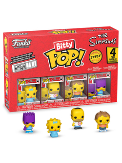 Фигурка Funko Bitty POP! Simpsons Maggie+Homer+Barney+Сhase (1 of 4) 4PK 85709