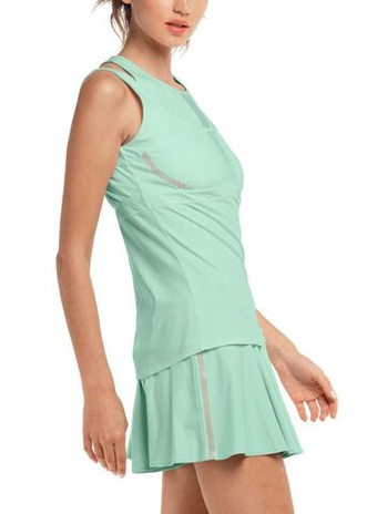 Женский топ теннисный Lucky in Love Avant Garde 1.0 Architect Bralette Tank - зеленый