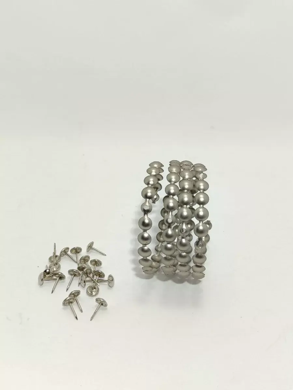 Гвоздевая лента "Матовое Серебро" молдинги для мебели