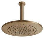 Верхний душ Gessi316, Ø355 мм, шарнирный для потолочного крепления, цвет Warm Bronze Brushed PVD