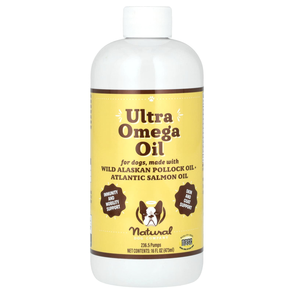Natural Dog Company, Ultra Omega Oil, для собак, 473 мл (16 жидк. унц.)