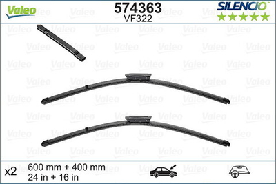 VALEO - 574363-VAL - Wiper Blade - Na nasem stanju artikl proizvodaca VALEO.