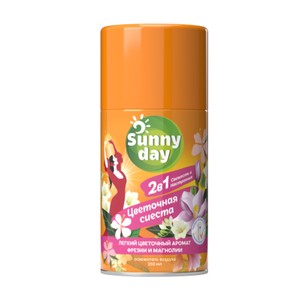 Освежитель воздуха Sunny day Цветочная сиеста 250 мл