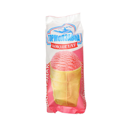 Мороженое ГОРМОЛЗАВОД Клубника вафельный стакан 80 гр