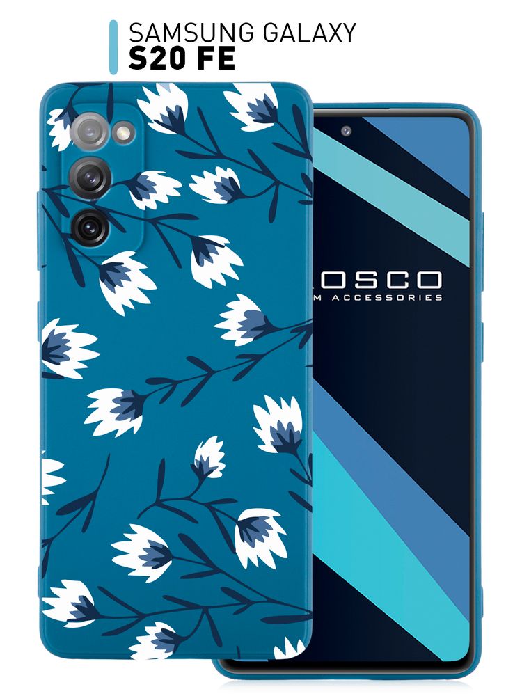 Чехол ROSCO для Samsung Galaxy S20 FE (арт. SS-S20FE-COLOURFUL-BLUE-10031200034)