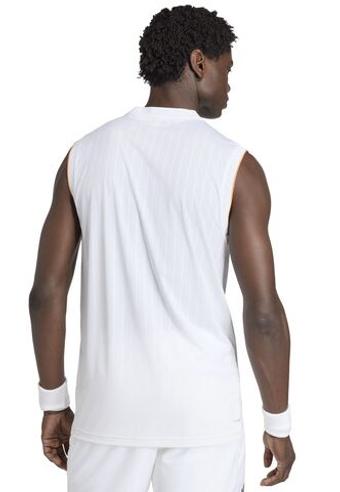 Мужская теннисная футболка Adidas Climacool Top Pro - white