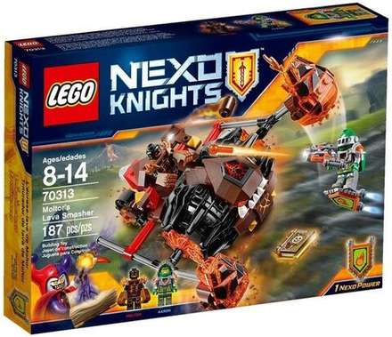 Конструктор LEGO Nexo Knights 70313 Рассекатель лавы Молтора