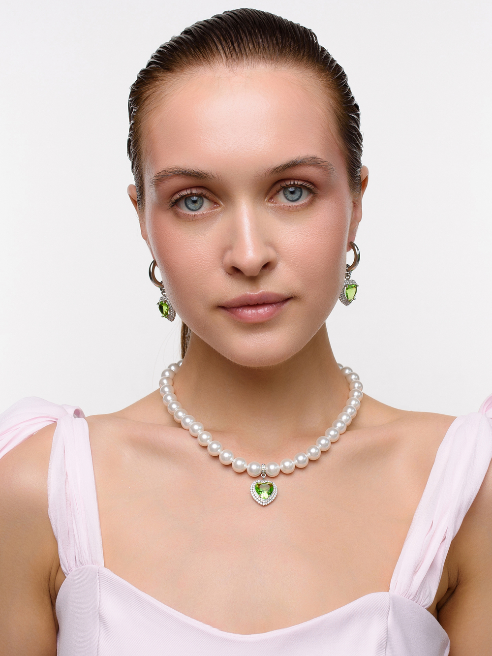 Колье "Soul Green" Silver