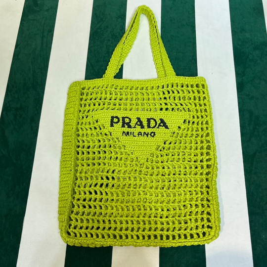 Prada Crochet Tote Bag