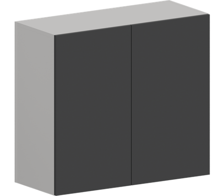 Кухня Модуль ШВ 800 Графит / Графит Софт