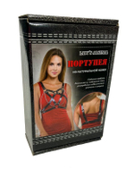 Портупея из натуральной кожи с цепочками