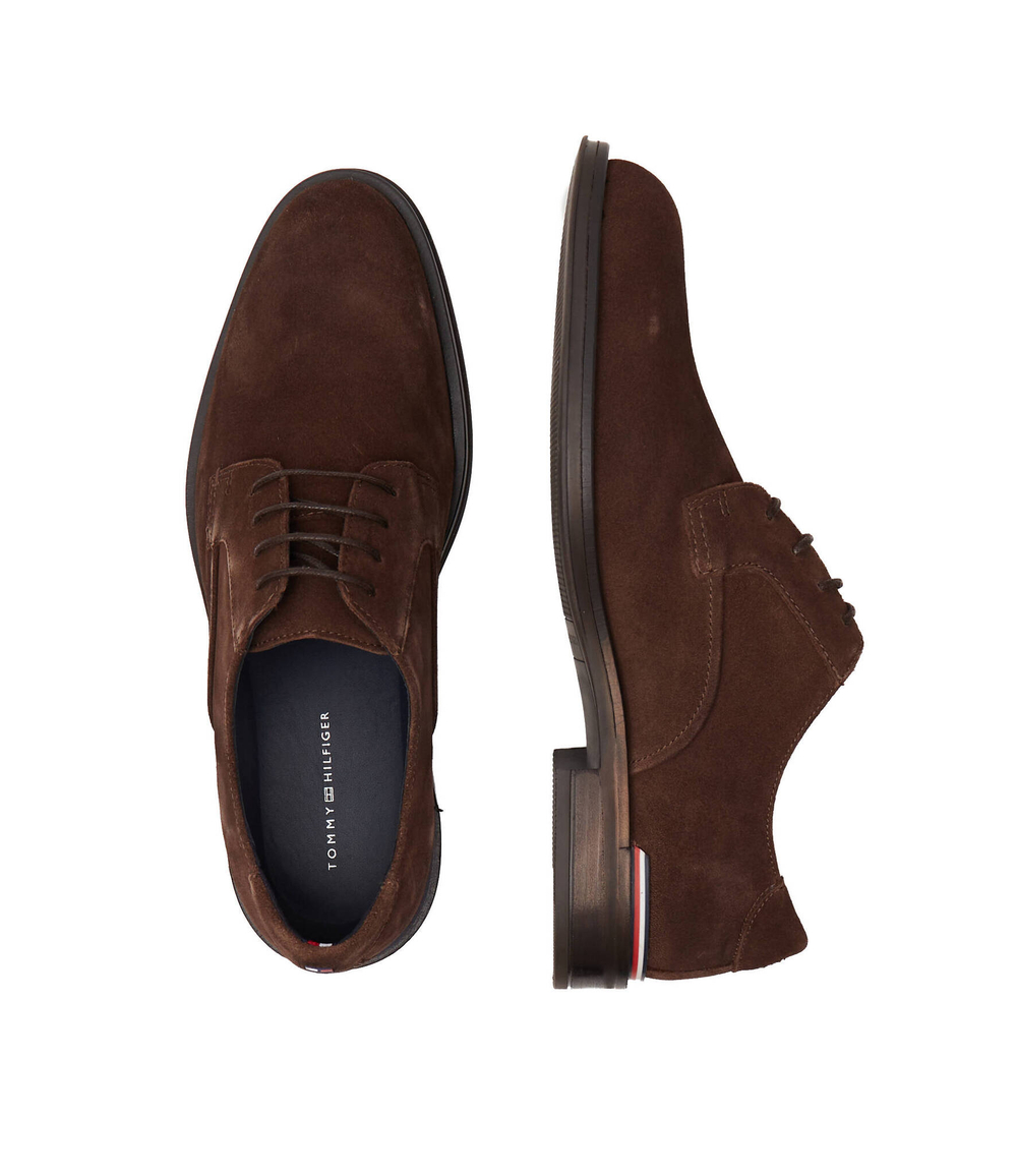 Кожаные дерби Tommy Hilfiger - коричневый(FM0FM04868)