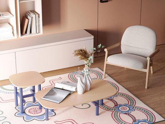 Ковер из хлопка по мотивам эвенских орнаментов из коллекции cultural heritage, 200х300 см