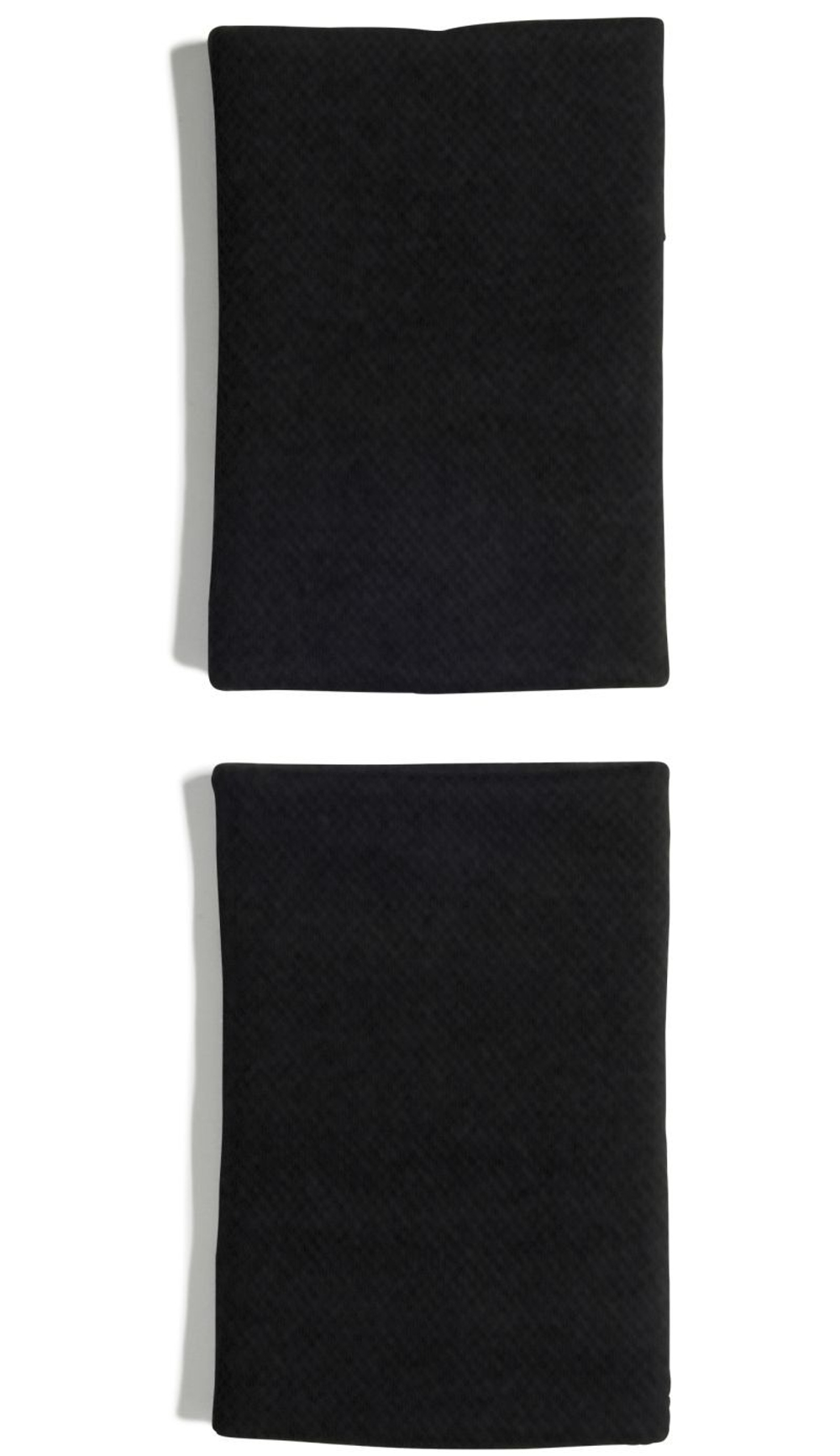 Напульсник теннисный Adidas Wristbands L (OSFM) - black/black/white