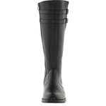 635507 Сапоги женские черные кожа