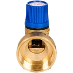 Клапан предохранительный ROMMER - 1", сброс 1 1/4" (ВР/ВР, Tmax 110°C, 10 бар)