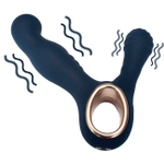 Вибратор стимулятор простаты Lust King ( перезаряжаемый) (Цвет: синий)