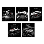 Тетрадь А5 48л. клетка "Ночной гонщик" (Феникс+)