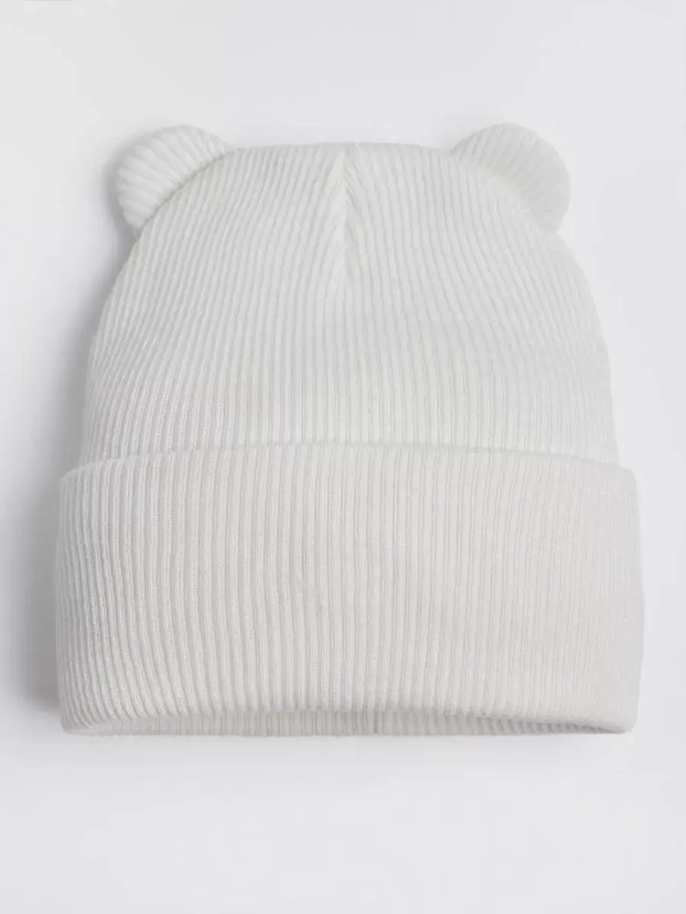 Шапка детская с ушками осенняя