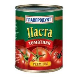 ПАСТА ТОМАТНАЯ ГЛАВПРОДУКТ 800 ГР ПРЕМИУМ Ж/Б