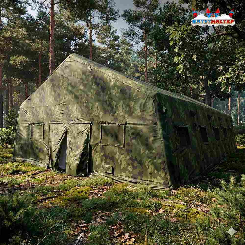 Модуль пневмокаркасный военный «ПолеМед» из ПВХ 9×5×3 м, медицинский