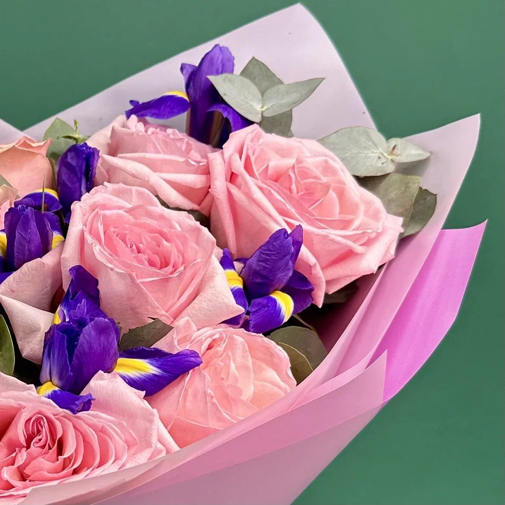 букет из пионовидных роз купить в Москве недорого