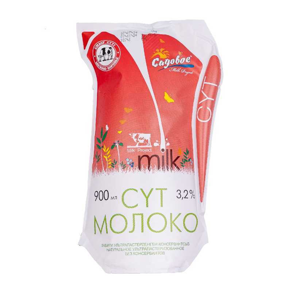Молоко Садовое 3,2 % 900 мл тфа