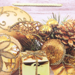 Пакет подарочный «Новогодние шары» 18*24*8,5 см