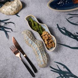 Блюдо для подачи 22,7*6,5 см h7,5/4,2 см 195 мл Groundnut Northern Blue Frutti di Mare P.L. [1]