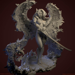 Фигурка Маления Клинок Микеллы богиня гнили Кольцо Элдена Malenia blade of miquella Goddess of Rot Elden Ring