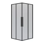 Душевой уголок Niagara Nova NG-6822-34BLACK 80х80 стекло прозрачное/профиль черный матовый