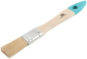 Кисть флейцевая, натур. cветлая щетина, деревянная ручка 3/4" (19 мм) 00702М MOS