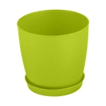 Кашпо Фиоре круглое 8 л светло-салатовый 216х202мм