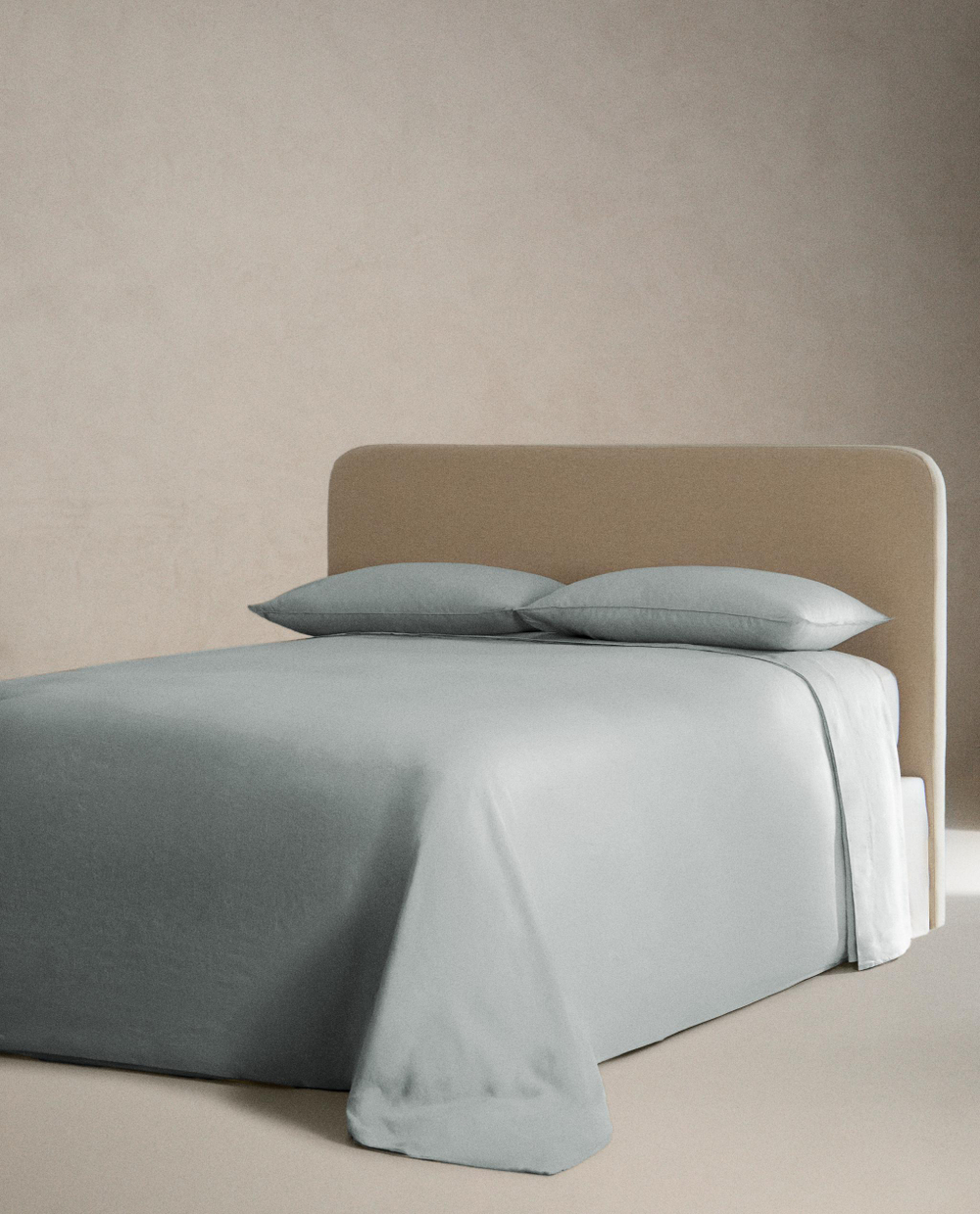 Простыня Zara Home хлопок, лён 100%, однотонный, 3110/089 · арт. 3110/089